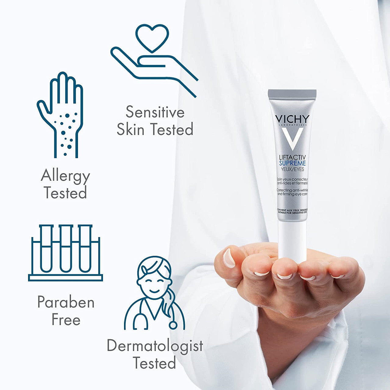 Vichy LiftActiv Eyes Global Anti-Wrinkle & Firming Care 15ml/0.5oz - GOODSZON Discount Store