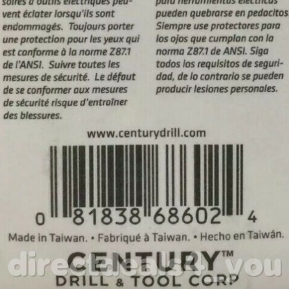 CENTURY DRILL & TOOL 68602 #2 Phillips Screwdriving Bit Pack of 3 - GOODSZON Discount Store