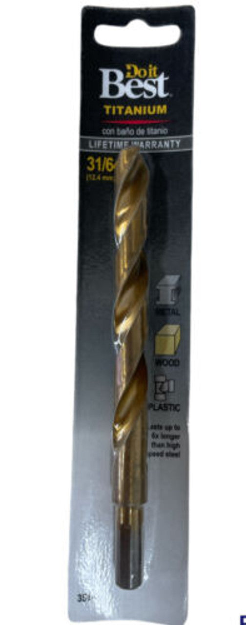 Do it Best 1/8" Titanium Drill Bit (Pack of 3) - GOODSZON Discount Store