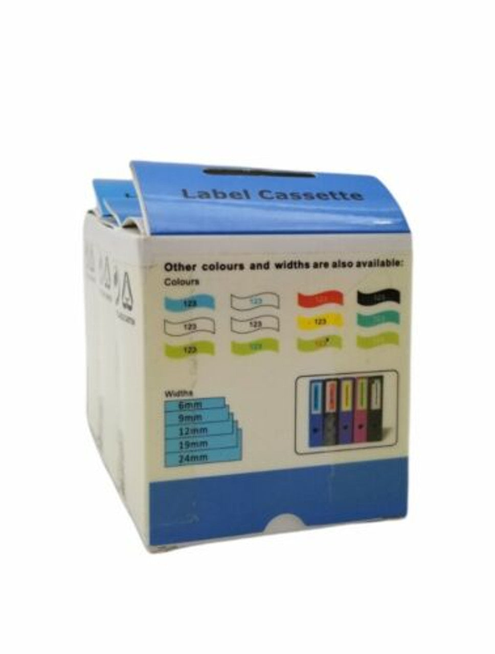 Motan D1 Label Tape 45013 Standard Label Cassette 12 mm 1/2" Black on White Tape - GOODSZON Discount Store