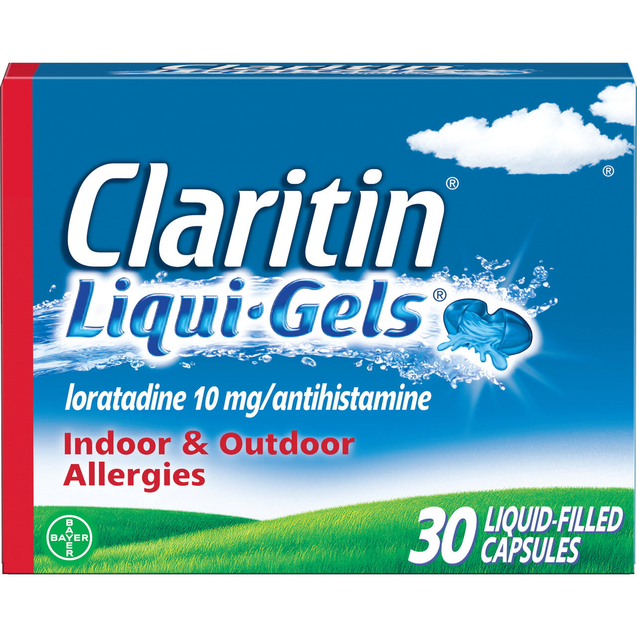 Claritin 24 Hour Allergy Medicine, Antihistamine, Liqui-Gels, 30 Ct - GOODSZON Discount Store