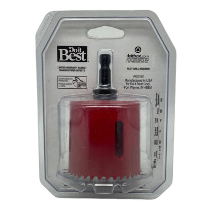 Do it Best 325112 Bi-Metal Hole Saw 2-1/4 in Cuts Wood Plastic - GOODSZON Discount Store