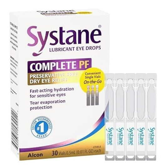 Systane Complete Preservative Free 30 vials for Dry Eye Relief