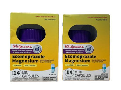 Walgre ens Esomeprazole Magnesium 14 mini caps Pack 2 - GOODSZON Discount Store