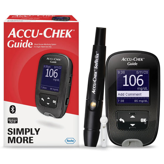Accu-Chek Guide Glucose Monitor Kit for Diabetic Blood Sugar Testing - GOODSZON Discount Store