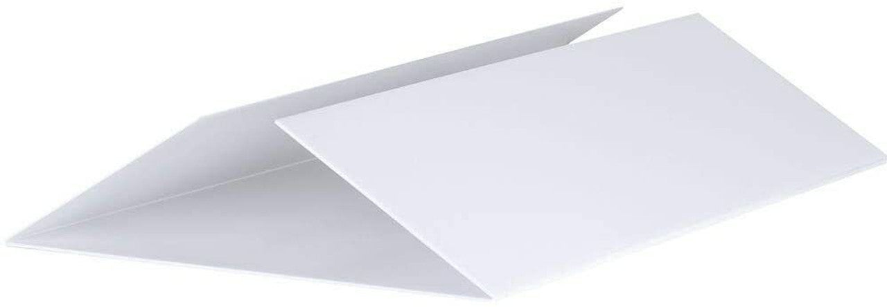 White Tri-Fold Board Display Board Corrugated Cardboard 36 x 48 inches 3 Pack - GOODSZON Discount Store