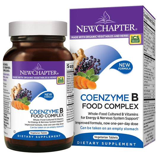 New Chapter Coenzyme B Food Complex Tablets, 60 Ct - GOODSZON Discount Store