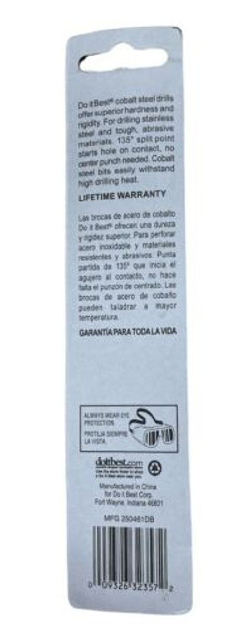 Do it Best 21/64 In. Cobalt Drill Bit 367176 Pack of 3 - GOODSZON Discount Store