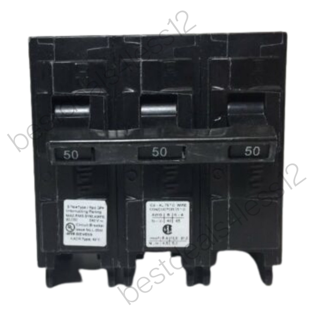 Siemens Q350H 50 Amp 3 Pole 240 Volt Circuit Breaker