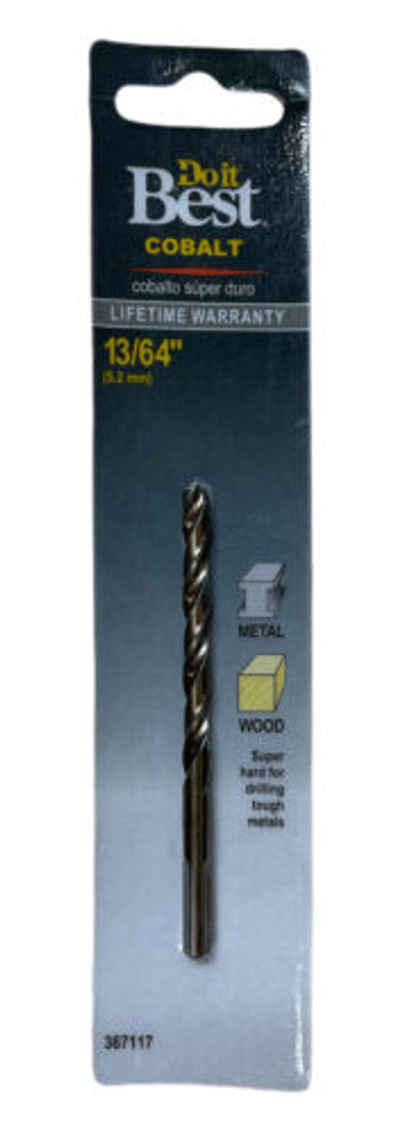 Do it Best 13/64 In. Cobalt Drill Bit 367117 Pack of 5 - GOODSZON Discount Store