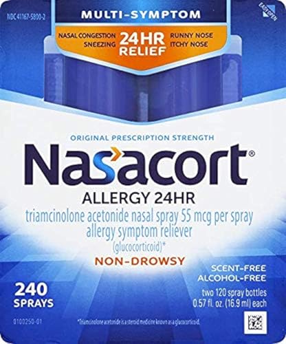 Nasacort Nasal Spray, 240 Total Spray Count - GOODSZON Discount Store