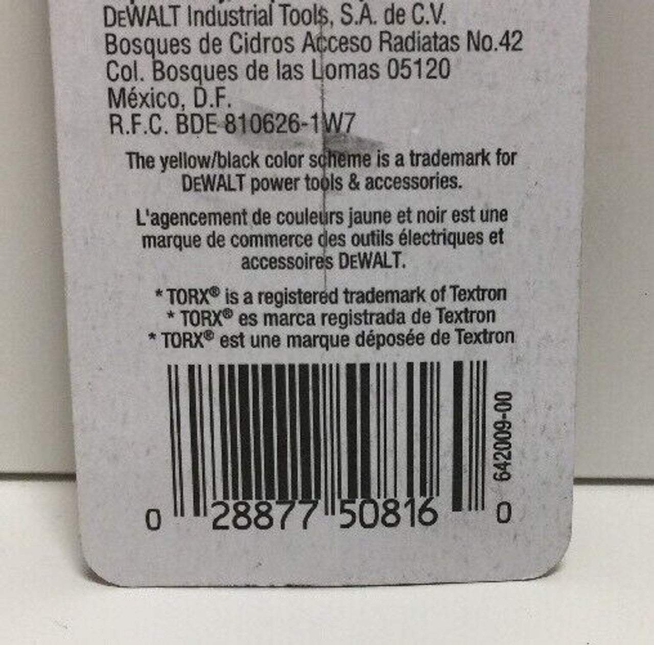 DEWALT Torx Power Bit T20 DW2660 2" Length Pack of 4 - GOODSZON Discount Store
