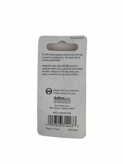 Do it #377147 1/4" 2" Socket Adaptor (Pack of 4)
