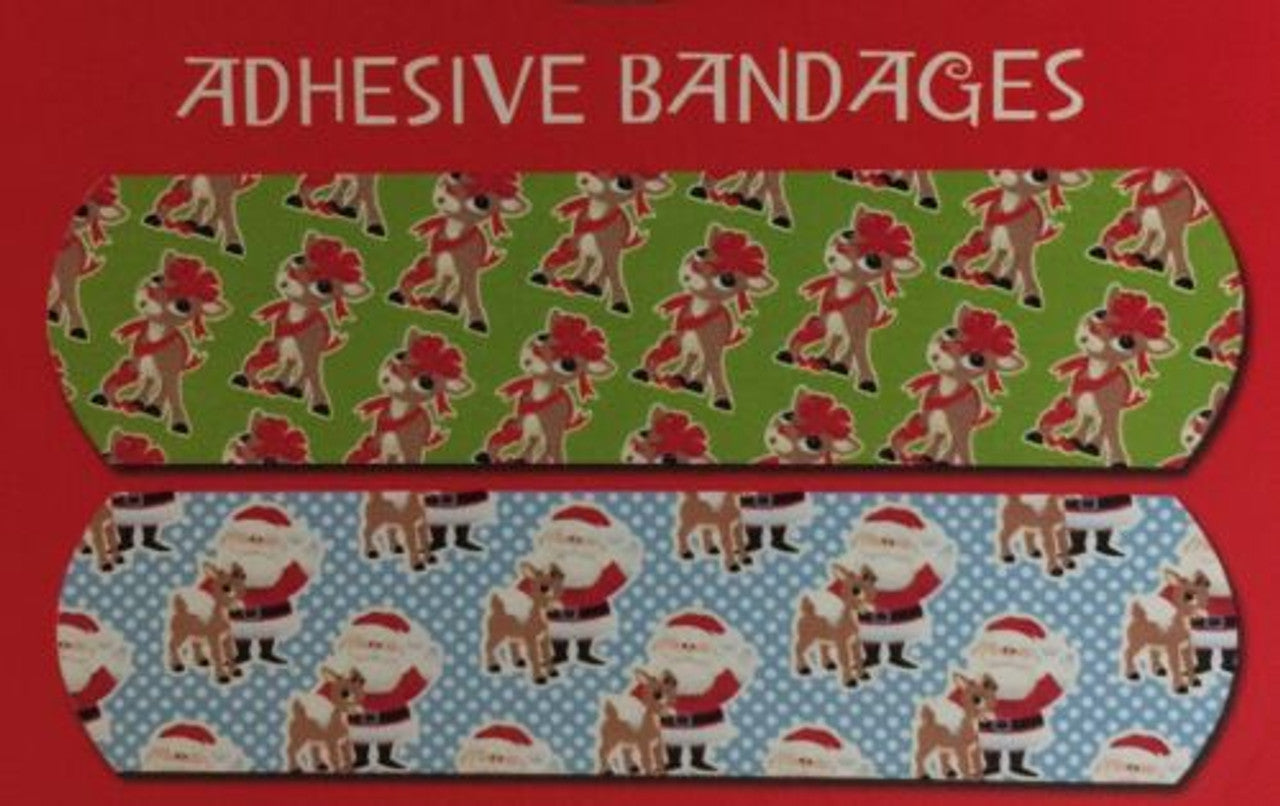 Rudolph The Red-Nosed Reindeer 10 Sterile Adhesive Bandages Pack of 6 - GOODSZON Discount Store