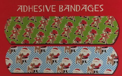 Rudolph The Red-Nosed Reindeer 10 Sterile Adhesive Bandages Pack of 6 - GOODSZON Discount Store