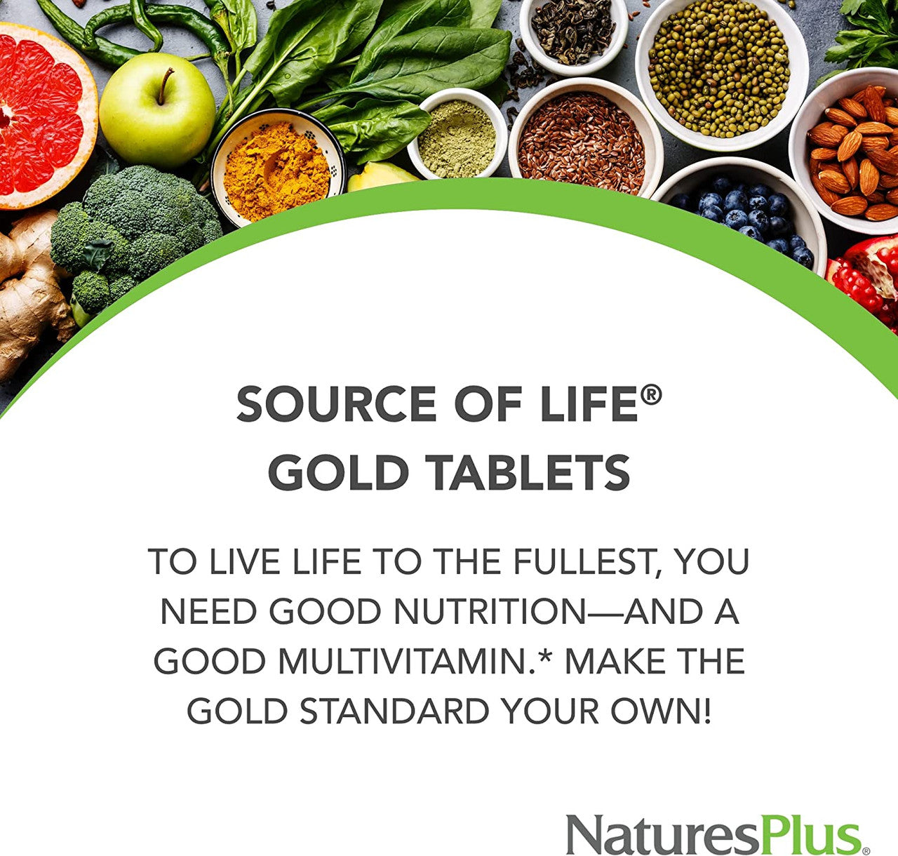 Nature's Plus - Source Of Life Gold Tablets Ultimate Multi-Vitamin with Concentrated Whole Foods - 90 Tablets - GOODSZON Discount Store