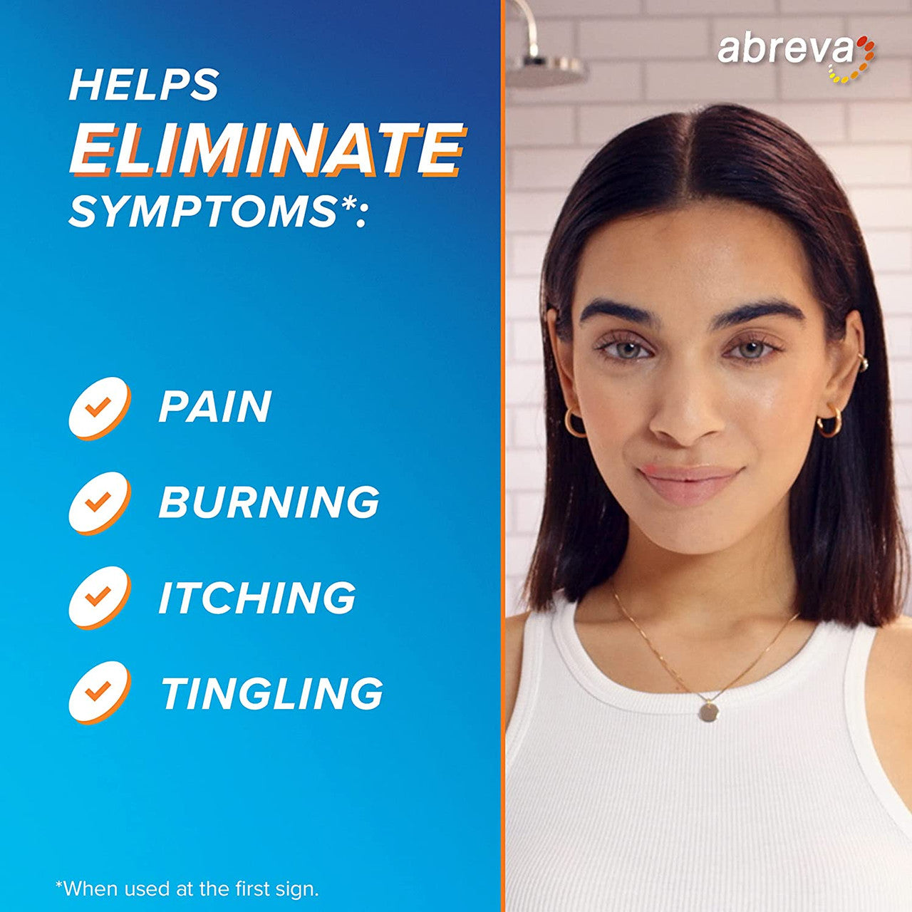 Abreva Docosanol 10% Cream Tube, FDA Approved Treatment for Cold Sore/Fever Blister, 2 grams On the Go Pack - GOODSZON Discount Store