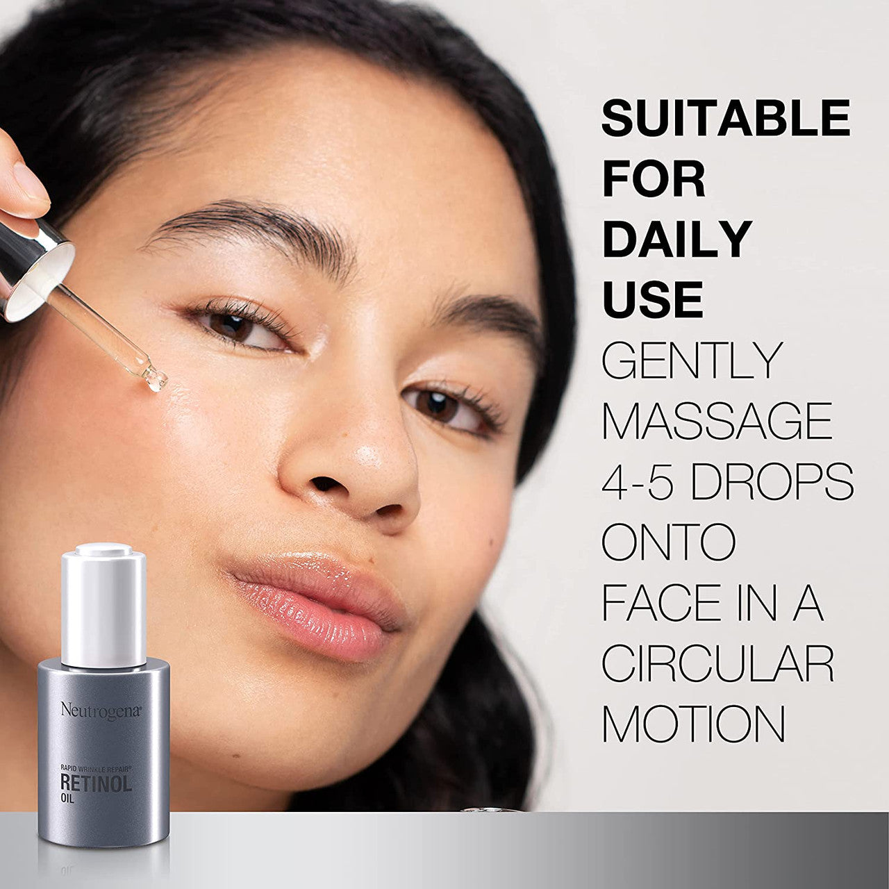 Neutrogena Rapid Wrinkle Repair Retinol Oil Facial Serum, 1.0 fl. oz - GOODSZON Discount Store