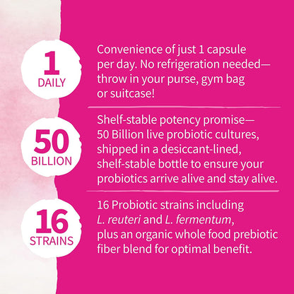 Garden of Life Womens Probiotics Daily Care Capsules 30ct - GOODSZON Discount Store