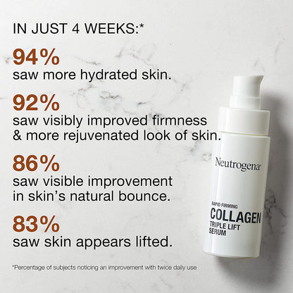 Neutrogena Rapid Firming Collagen Triple Lift Face Serum, 1 fl. oz - GOODSZON Discount Store