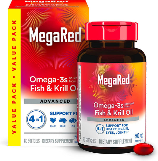MegaRed Advanced 4in1 500mg, 40 Softgels - GOODSZON Discount Store