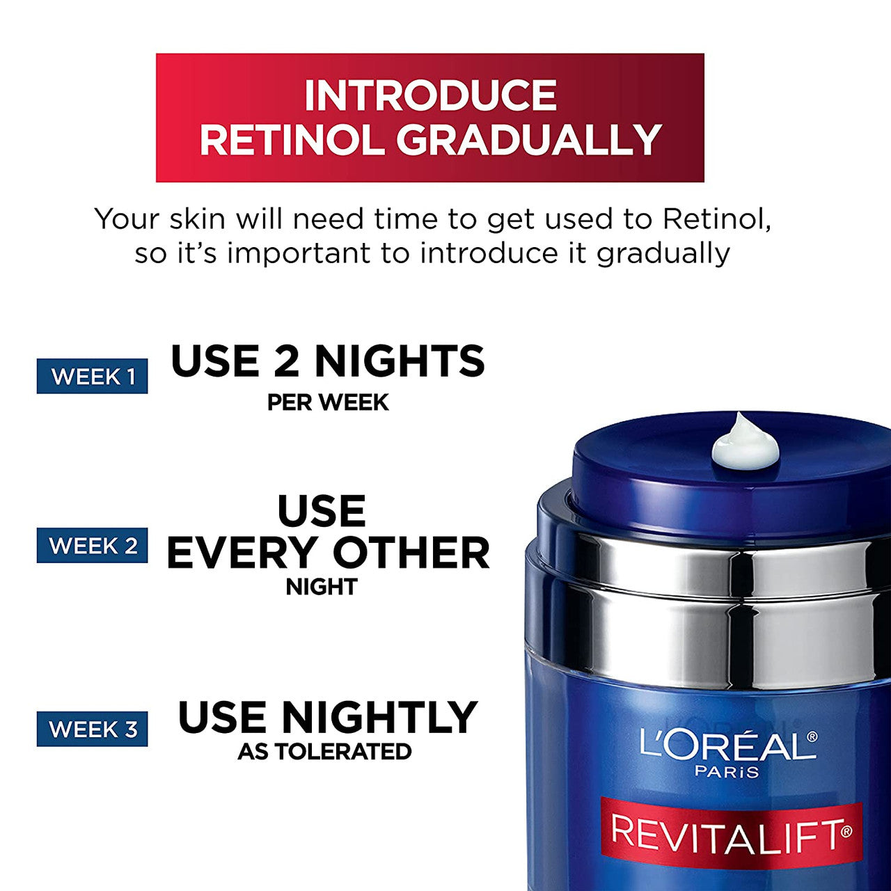 L'Oreal Paris Revitalift Pressed Night Cream, 1.7 oz - GOODSZON Discount Store