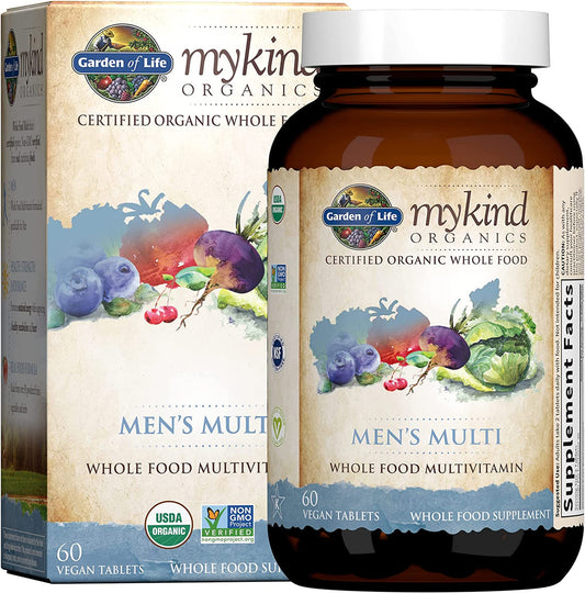 Garden of Life Mykind Organics Men's Multi Vegan Tablets, 60 Ct - GOODSZON Discount Store