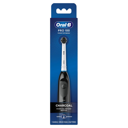 Oral-B Clinical Charcoal Battery Electric Toothbrush, Black - GOODSZON Discount Store