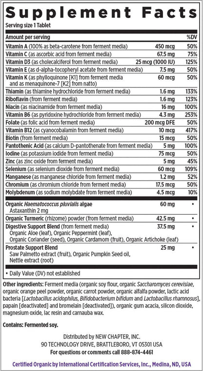 Every Man's 55+ One Daily Multivitamin By New Chapter - 48 Capsules - GOODSZON Discount Store