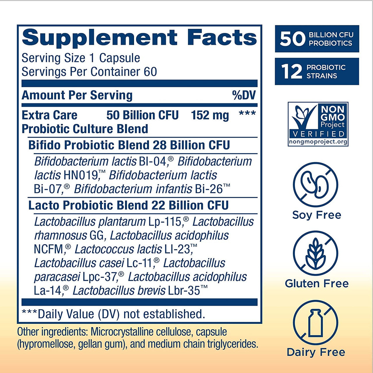 Renew Life Ultimate Flora Adult Extra Care Probiotic, 50 Billion CFU, 60 Capsules - GOODSZON Discount Store