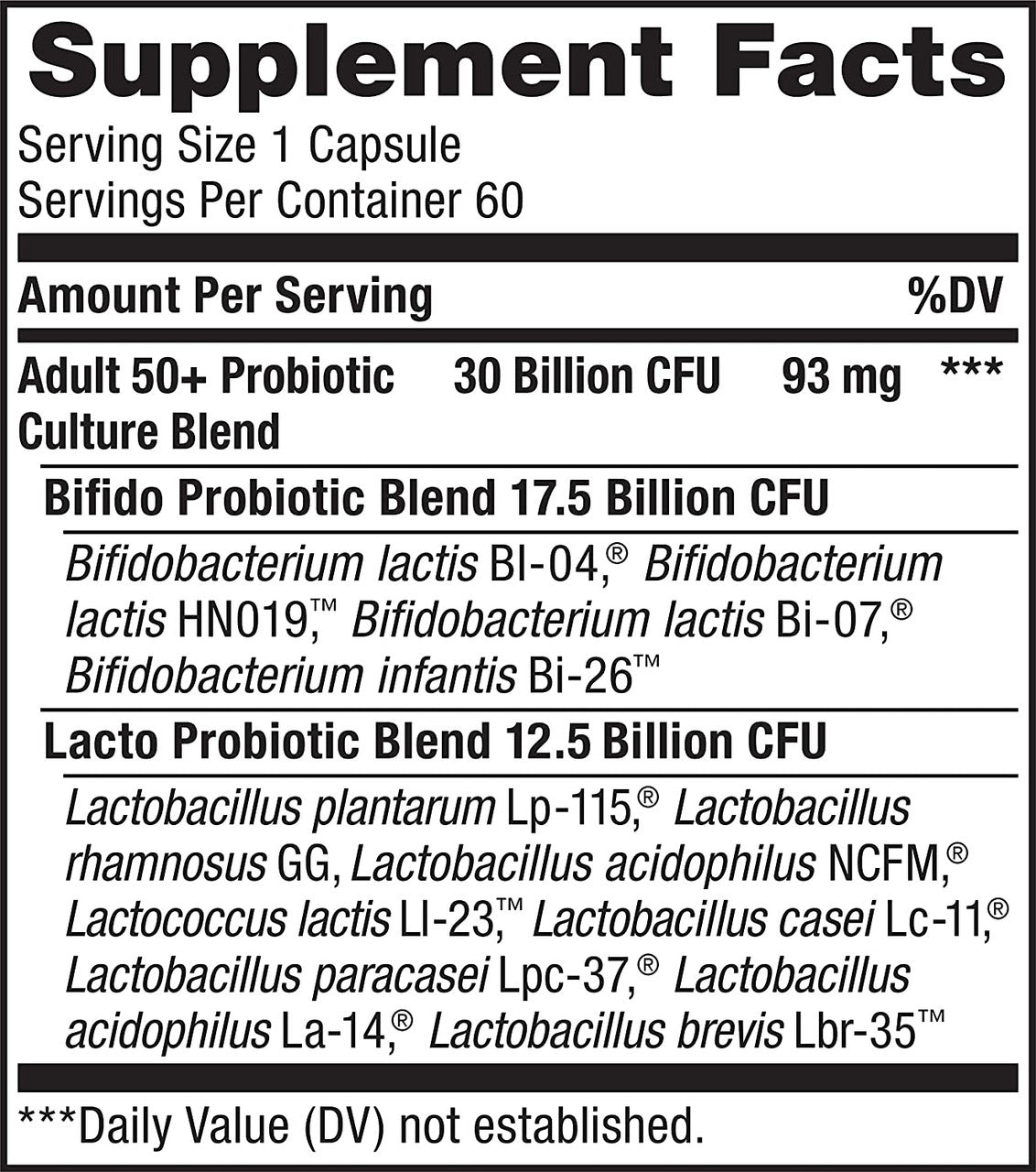 Renew Life Ultimate Flora Adult 50 plus - 60 capsules - GOODSZON Discount Store