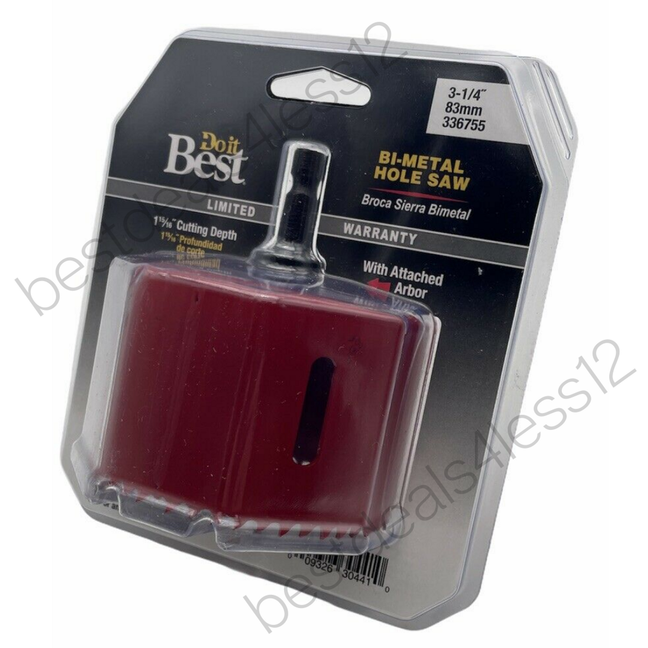 Do It Best 336755 Bi Metal Hole Saw 3-1/4" 83mm - GOODSZON Discount Store