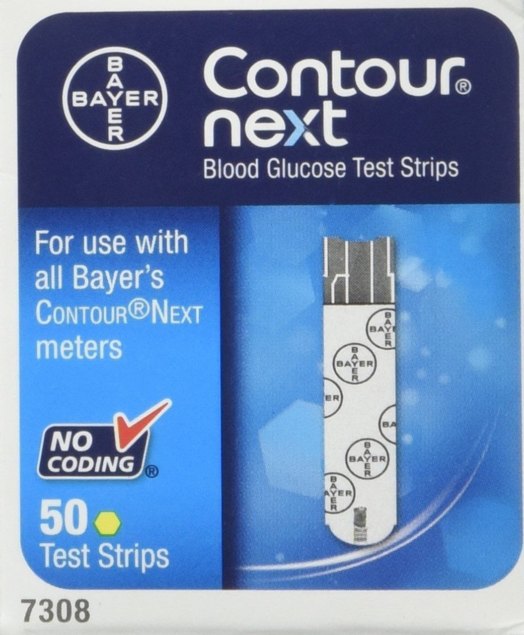 Bayer Contour Next Test Strips - 50 Strip - GOODSZON Discount Store