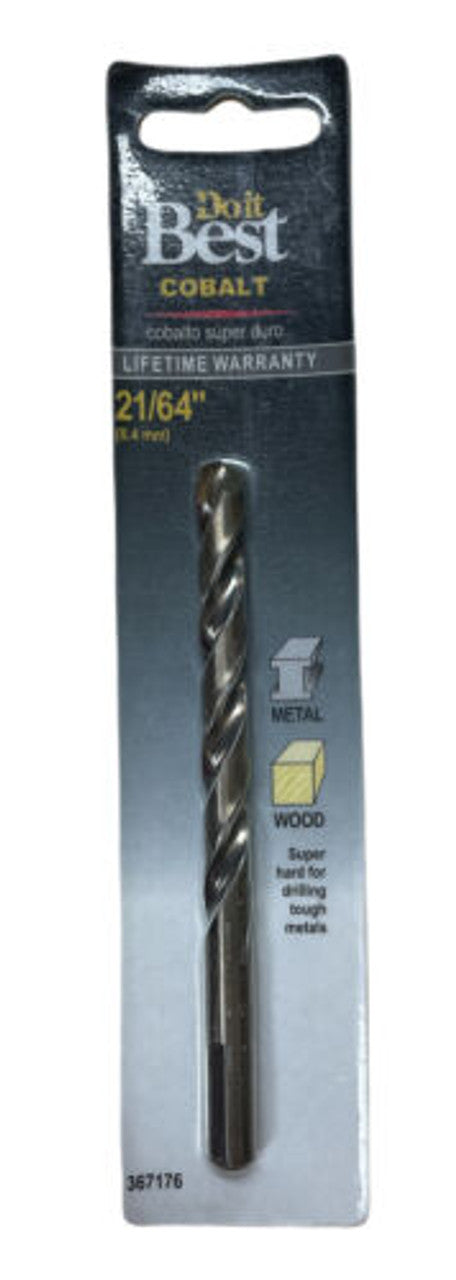 Do it Best 21/64 In. Cobalt Drill Bit 367176 Pack of 3 - GOODSZON Discount Store