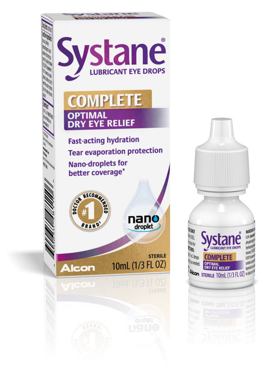 Systane Complete Dry Eye Care Symptom Relief Eye Drops, 10 ml - GOODSZON Discount Store