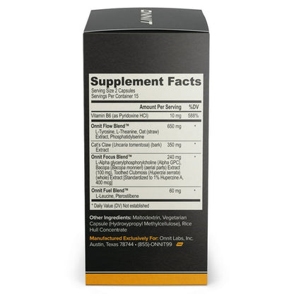 Alpha Brain, Memory & Focus, 30 Capsules, Onnit - GOODSZON Discount Store