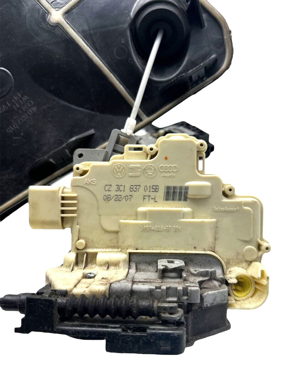 07-15 Audi Q7 Left Driver Front Door Lock Latch ACTUATOR & Access Cover Trim PAN - GOODSZON Discount Store