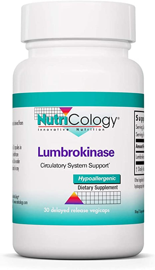 Lumbrokinase Nutricology 30 Caps - GOODSZON Discount Store