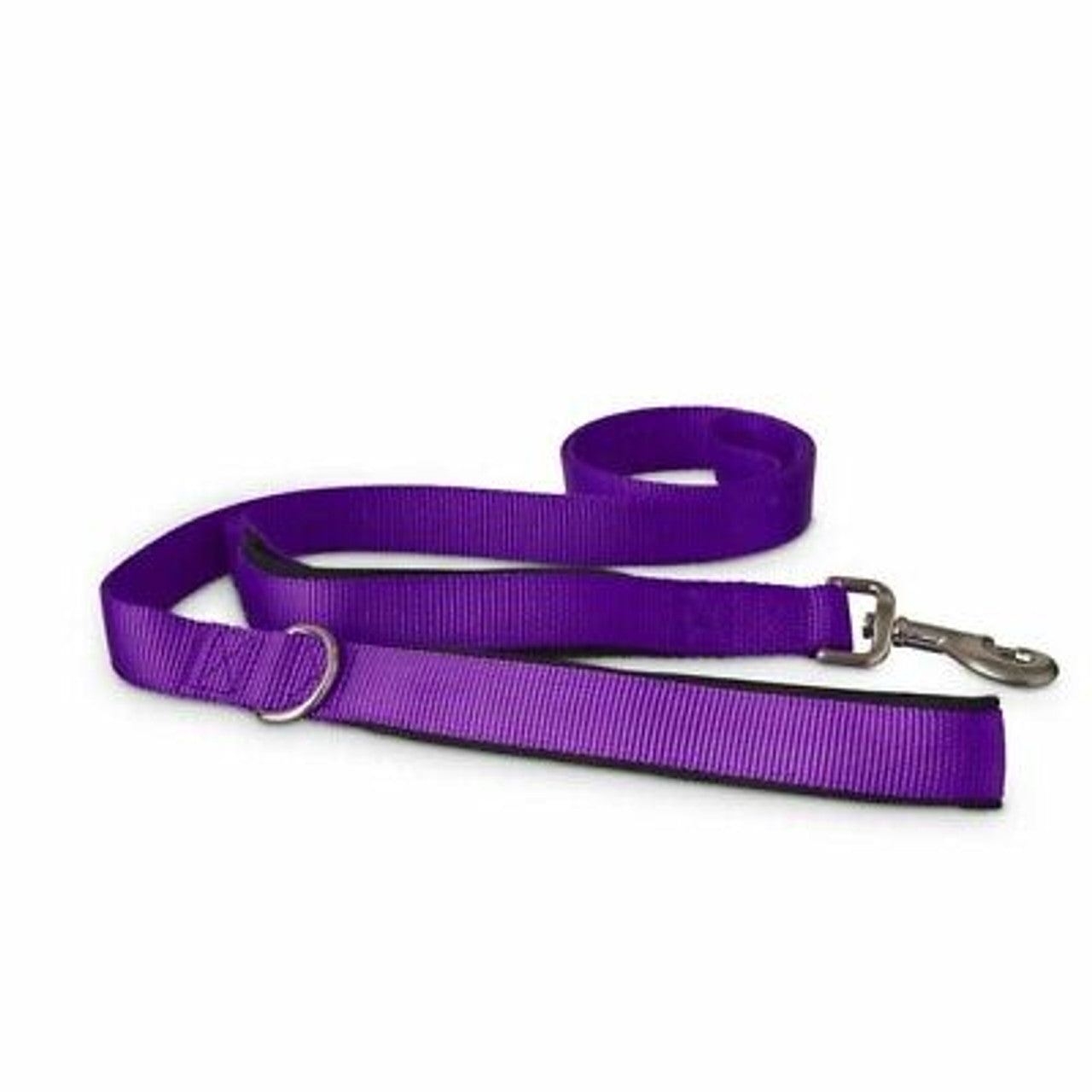 Good2Go Shock Absorbing Dog Leash Nylon Traffic Padded Handle Purple 6 ft - GOODSZON Discount Store