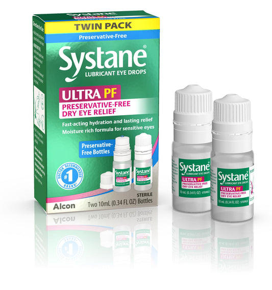 Systane Ultra Preservative Free Lubricant Eye Drops Twin Pack - GOODSZON Discount Store