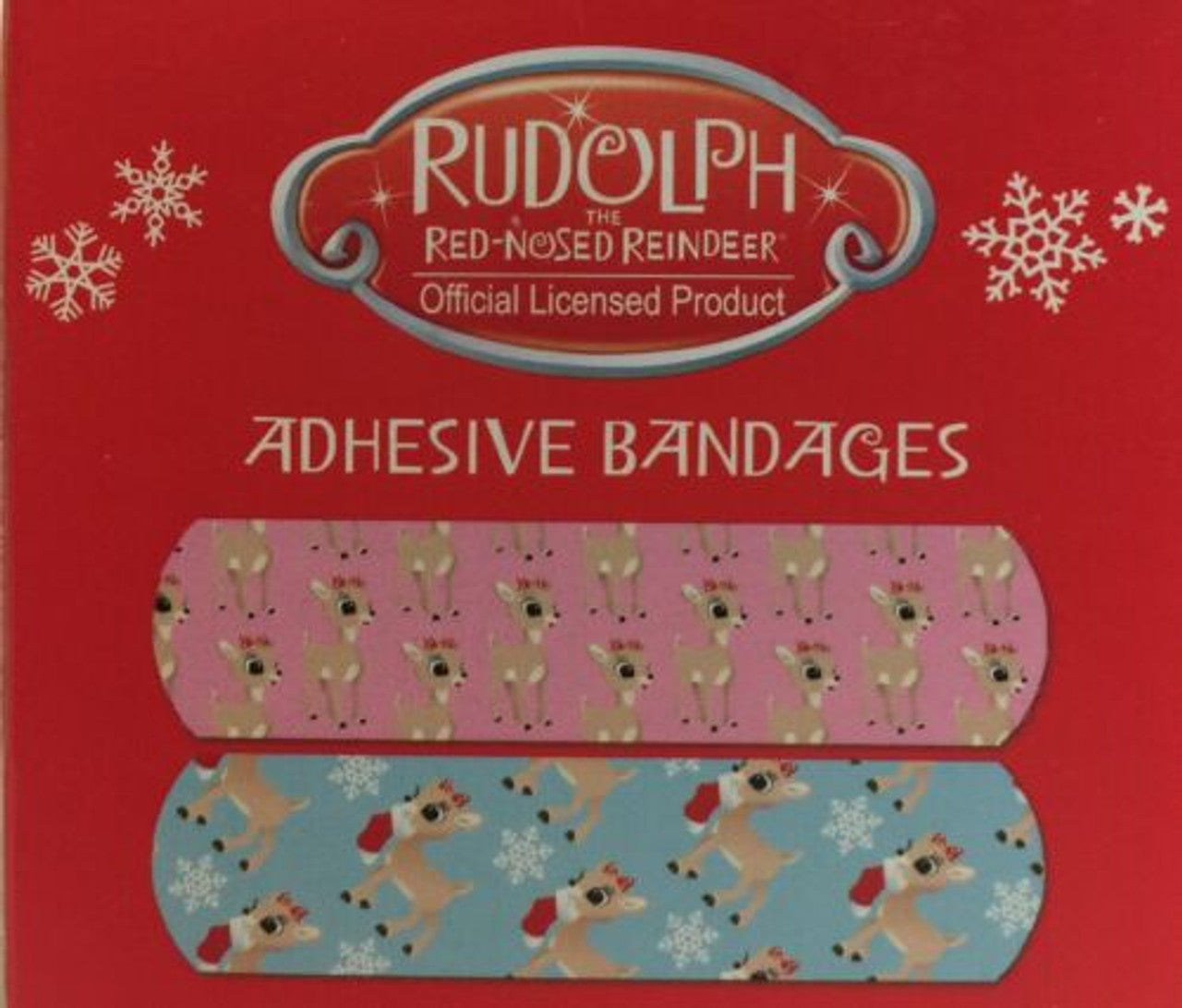 Rudolph The Red-Nosed Reindeer 10 Sterile Adhesive Bandages Pack of 6 - GOODSZON Discount Store