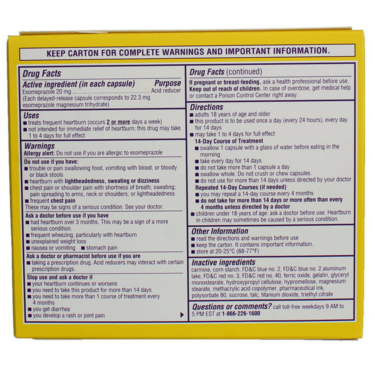 Nexium 24 Hours ClearMinis Capsules For Heart Burn Relief, 42 Ea - GOODSZON Discount Store