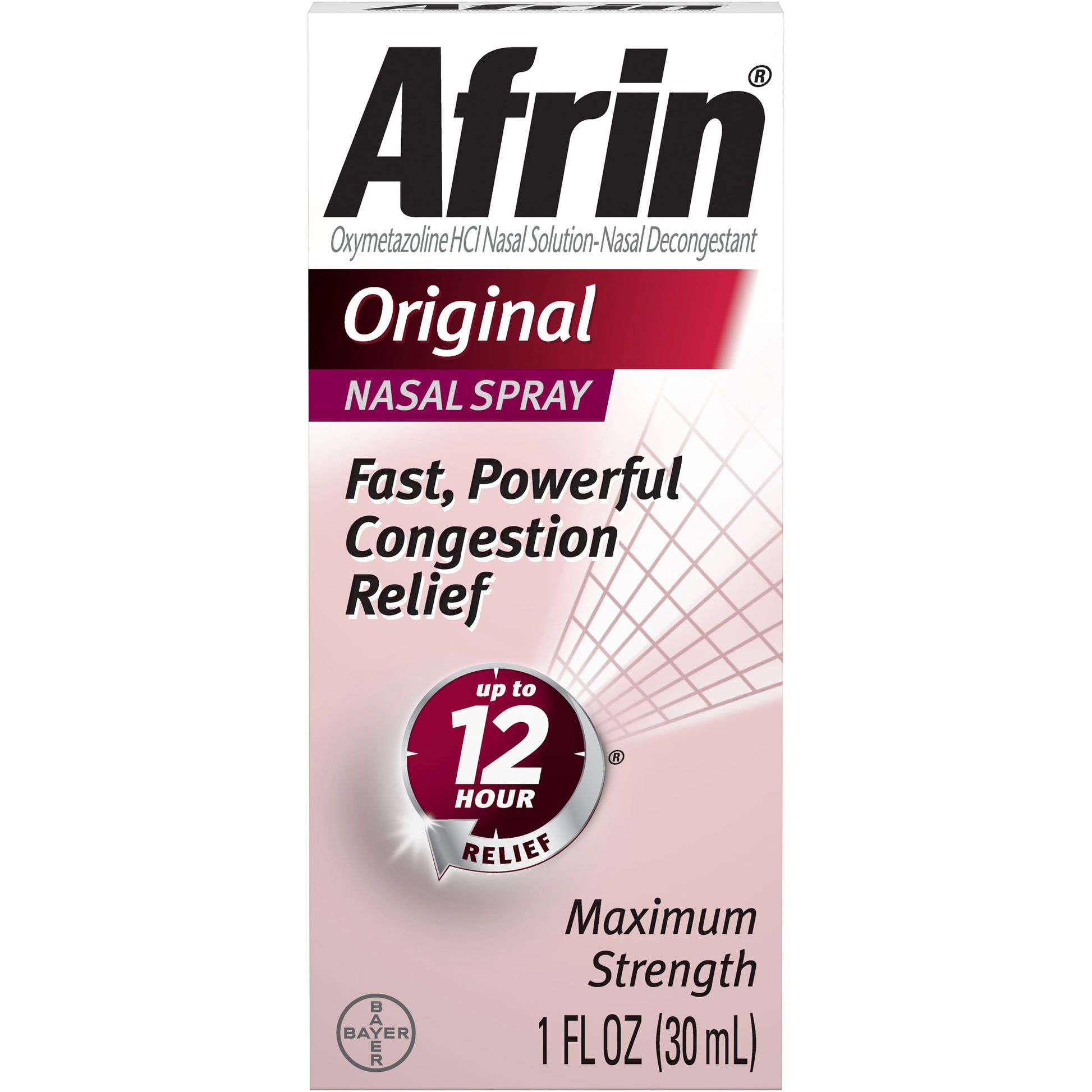 Afrin Original 12 Hour Nasal Congestion Relief Spray - 30 mL - GOODSZON Discount Store