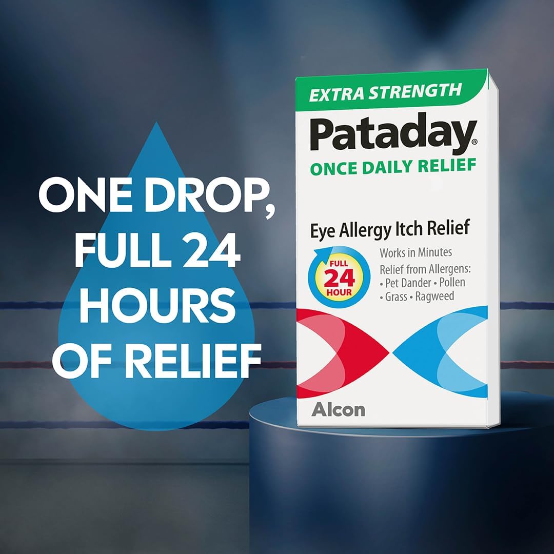 Daily Extra Strength Ey e Care Allergy Relief Ey e Dro ps, Twin Pack - GOODSZON Discount Store