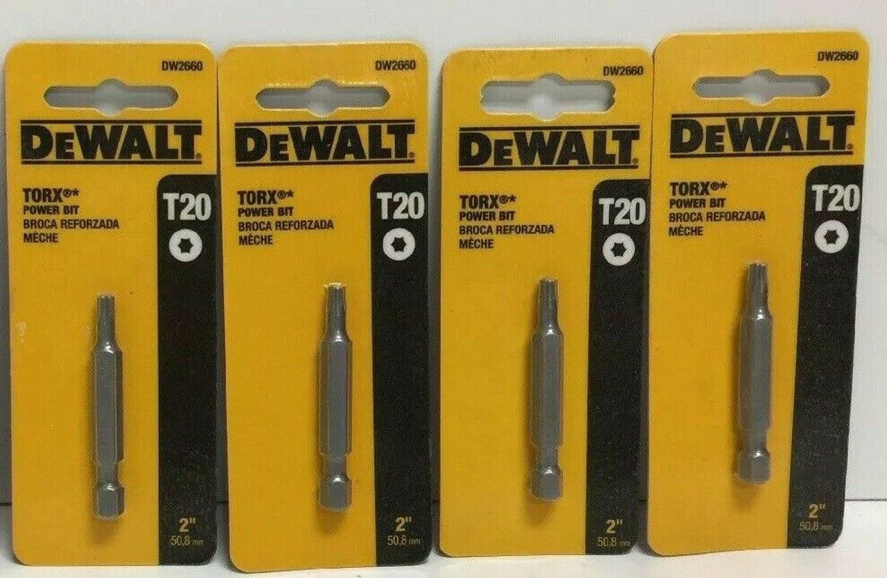 DEWALT Torx Power Bit T20 DW2660 2" Length Pack of 4 - GOODSZON Discount Store