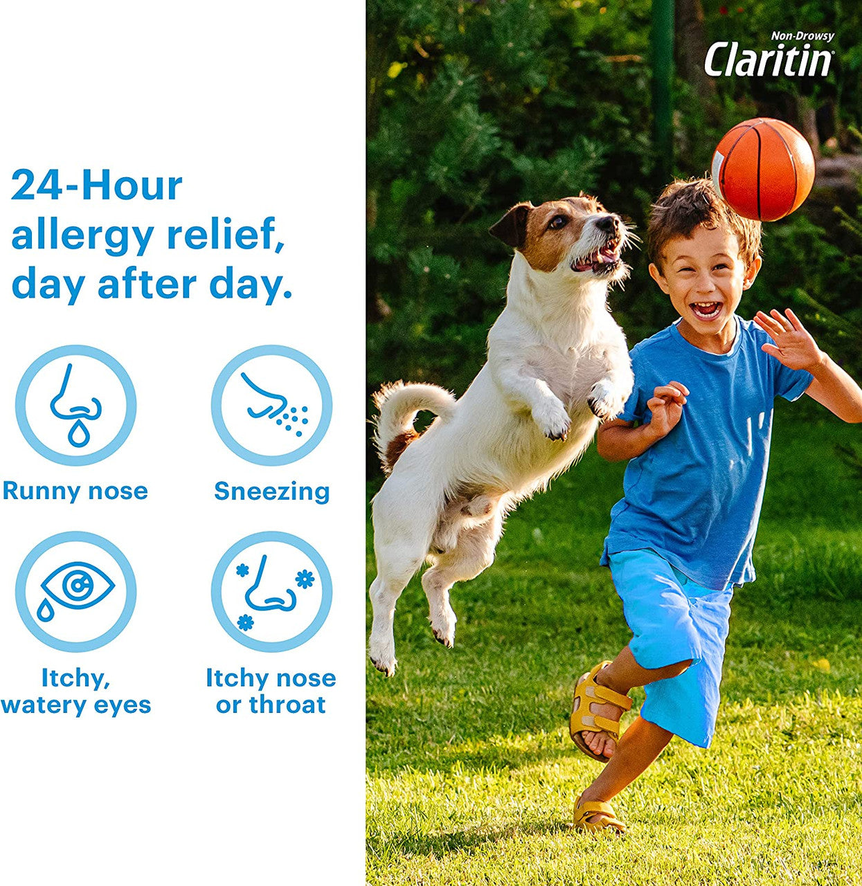 Claritin Allergy Medicine for Kids, Grape Chewable Tablets, 30 Ct - GOODSZON Discount Store