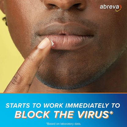 Abreva Docosanol 10% Cream Tube, FDA Approved Treatment for Cold Sore/Fever Blister, 2 grams On the Go Pack - GOODSZON Discount Store