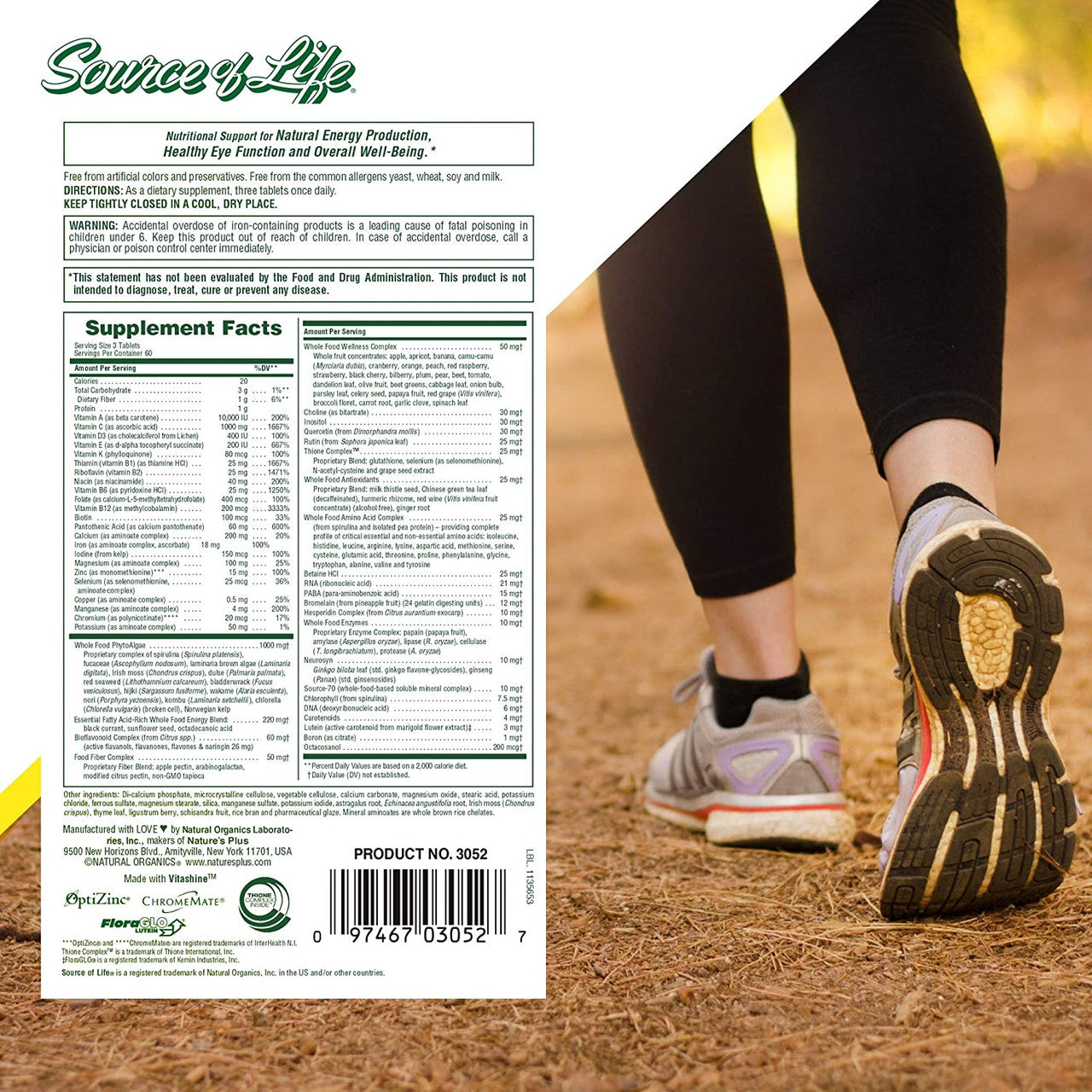 Nature's Plus - Ultra Source Of Life With Lutein - 180 Tablets - GOODSZON Discount Store