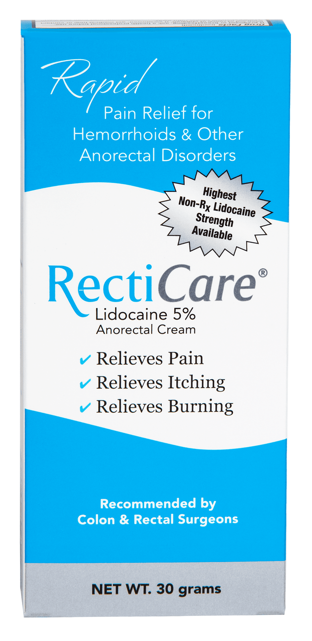 Recticare Anorectal Rapid Pain Relief Cream, 30 g - GOODSZON Discount Store