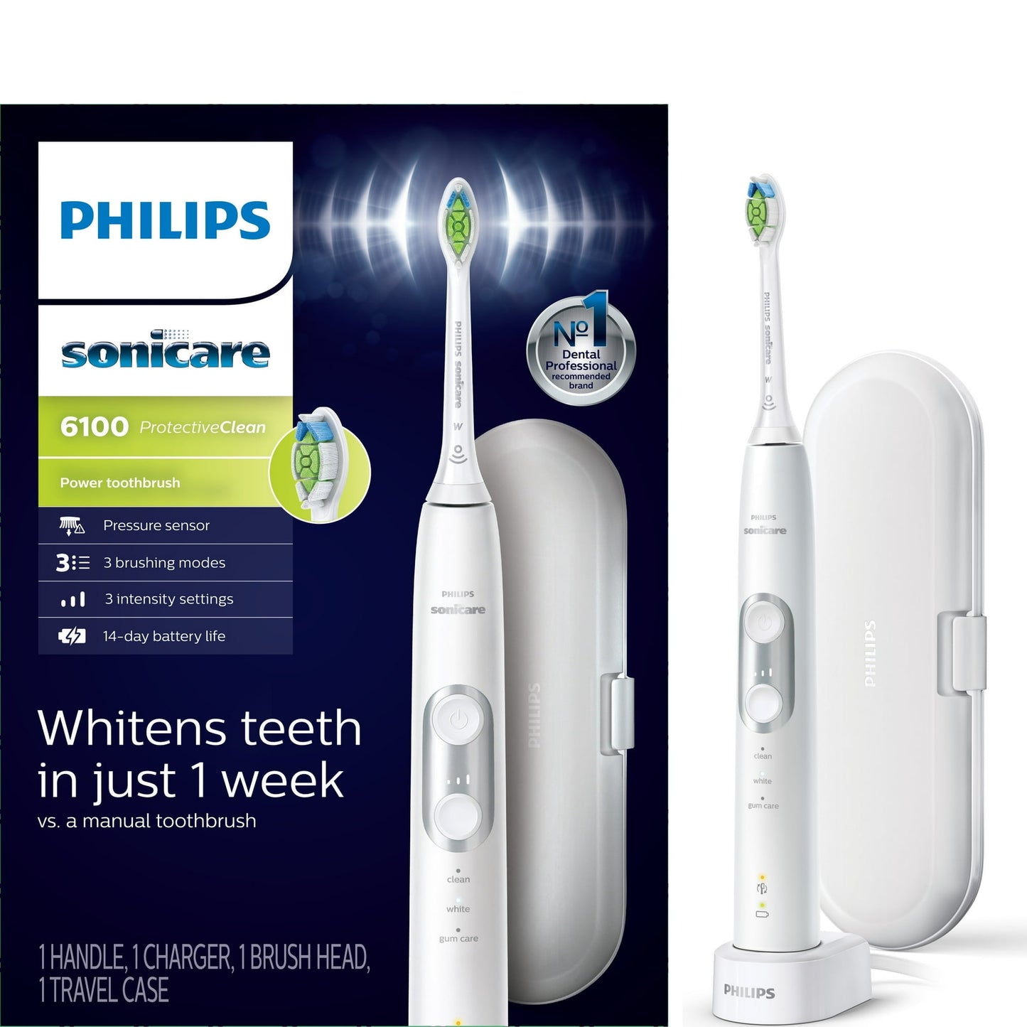 6100 Rechargeable Electric Toothbrush - GOODSZON Discount Store